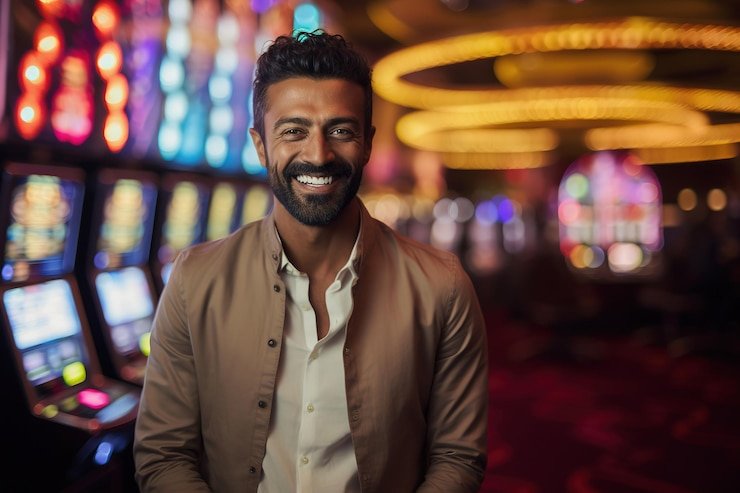 Antarmuka permainan Microgaming di rupiah33 dengan slot dan live-dealer tables
